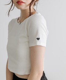 ネックレス付きコンパクトTシャツ　1031060420