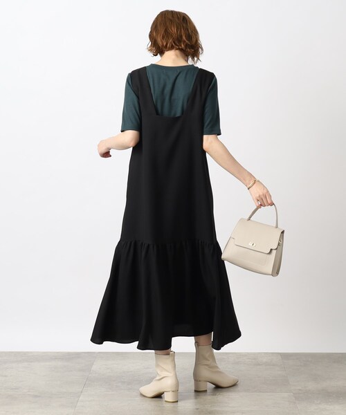 grove(グローブ)の「◆麻調ブッチャーマーメイドワンピース(ワンピース・レディース・ブラック/ブラウン系・03/02/01/05/04)」の5枚目の写真