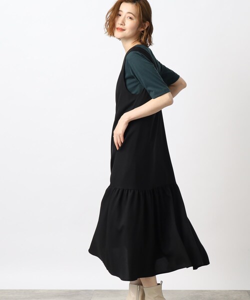 grove(グローブ)の「◆麻調ブッチャーマーメイドワンピース(ワンピース・レディース・ブラック/ブラウン系・03/02/01/05/04)」の7枚目の写真