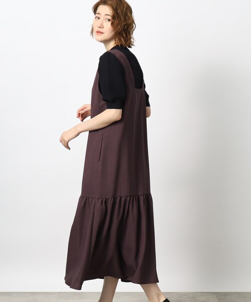 grove(グローブ)の「◆麻調ブッチャーマーメイドワンピース(ワンピース・レディース・ブラック/ブラウン系・03/02/01/05/04)」の15枚目の写真
