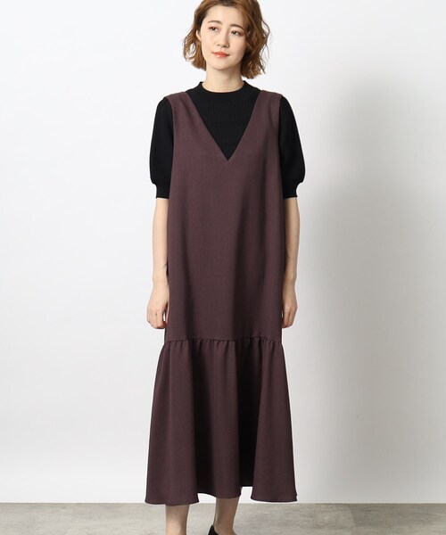 grove(グローブ)の「◆麻調ブッチャーマーメイドワンピース(ワンピース・レディース・ブラック/ブラウン系・03/02/01/05/04)」の17枚目の写真