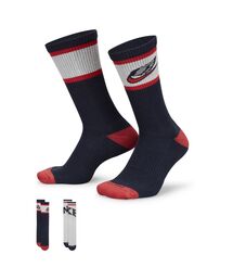 NIKE（ナイキ）の「ナイキ エブリデイ プラス クッションド クルー ソックス (2足) / Nike Everyday Plus Cushioned Crew Socks (2 Pairs)（ソックス/靴下・キッズ）」