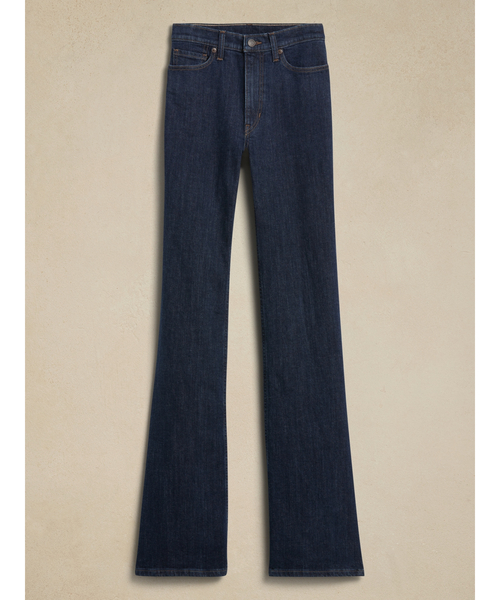 Banana Republic（バナナリパブリック）の「リラックス フレアジーンズ（デニムパンツ・レディース・インディゴブルー・26/25/27/24）」の4枚目の写真