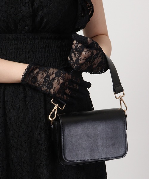 FUNALIVE（ファンアライブ）の「ネイルが隠れるフォーマル手袋 ノノフローブ（手袋・レディース・ブラック・F）」の2枚目の写真