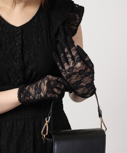 FUNALIVE（ファンアライブ）の「ネイルが隠れるフォーマル手袋 ノノフローブ（手袋・レディース・ブラック・F）」の3枚目の写真