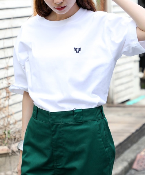 HANES(ヘインズ)の「【Hanes】BEEFY T-SHIRT 1P ワンポイントロゴ刺繍(Tシャツ/カットソー・メンズ・ブラック/ホワイト・L/M/XL)」の18枚目の写真