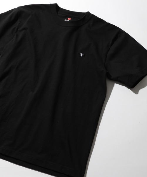 HANES(ヘインズ)の「【Hanes】BEEFY T-SHIRT 1P ワンポイントロゴ刺繍(Tシャツ/カットソー・メンズ・ブラック/ホワイト・L/M/XL)」の16枚目の写真