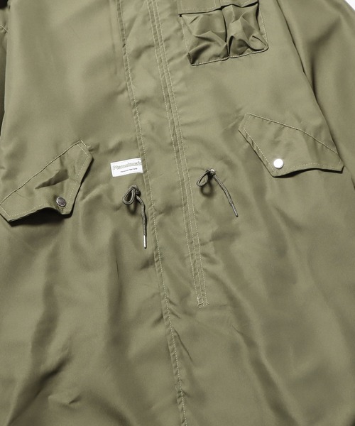 Theater code(シアターコード)の「▲mods coat/モッズコート ミリタリー M-65 ビッグシルエット フィッシュテールコート(モッズコート・メンズ・グリーン/グレー・XL/2XL)」の4枚目の写真