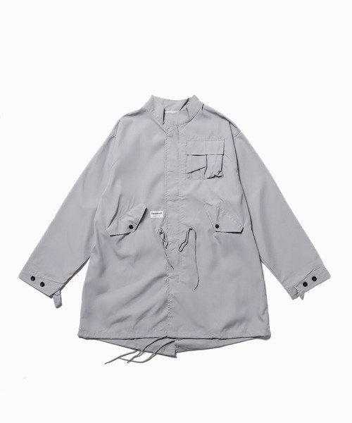 Theater code(シアターコード)の「▲mods coat/モッズコート ミリタリー M-65 ビッグシルエット フィッシュテールコート(モッズコート・メンズ・グリーン/グレー・XL/2XL)」の9枚目の写真