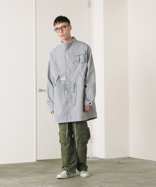 Theater code(シアターコード)の「▲mods coat/モッズコート ミリタリー M-65 ビッグシルエット フィッシュテールコート(モッズコート・メンズ・グリーン/グレー・XL/2XL)」の11枚目の写真