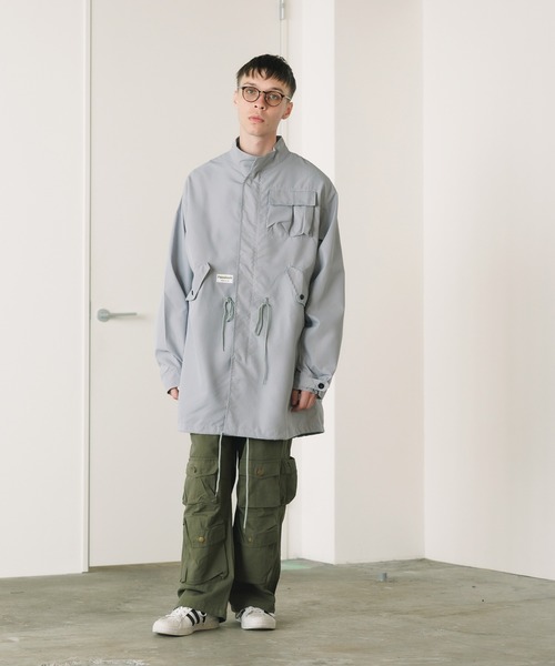 Theater code(シアターコード)の「▲mods coat/モッズコート ミリタリー M-65 ビッグシルエット フィッシュテールコート(モッズコート・メンズ・グリーン/グレー・XL/2XL)」の10枚目の写真