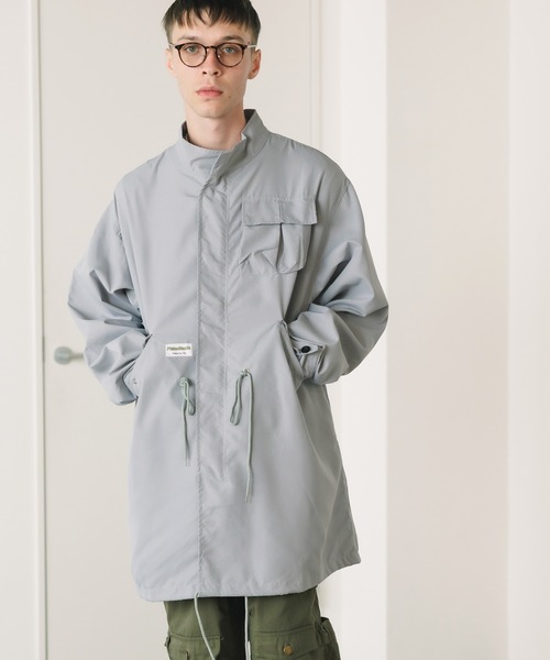 Theater code(シアターコード)の「▲mods coat/モッズコート ミリタリー M-65 ビッグシルエット フィッシュテールコート(モッズコート・メンズ・グリーン/グレー・XL/2XL)」の12枚目の写真