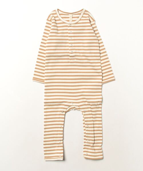 【セール】/QUINCY MAE/RIBBED BABY JUMPSUIT（ロンパース）｜Quincy Mae（クインシーメイ）