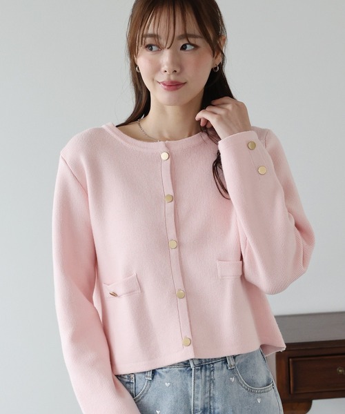 セール】《お気に入り2.4万人突破！／新色追加／9色展開》金ボタンノー