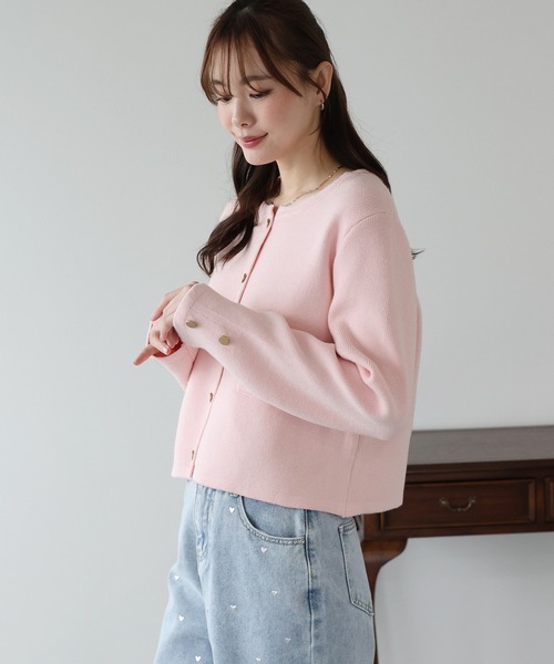 セール】《お気に入り2.2万人突破！／新色追加／9色展開》金ボタンノー