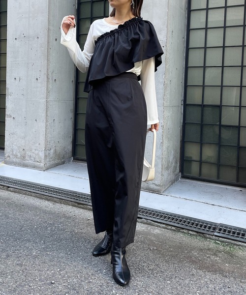 CAPRICIEUX LE'MAGE(カプリシューレマージュ)の「ペプラムSETスカート(スカート・レディース・ブラック/モカ・36/38)」の20枚目の写真