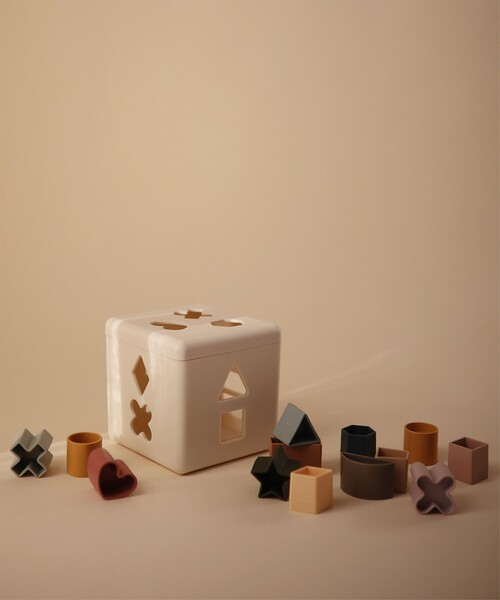 Mushie / シェイプソーティング ボックス（おもちゃ）｜こども ビームス（コドモビームス）