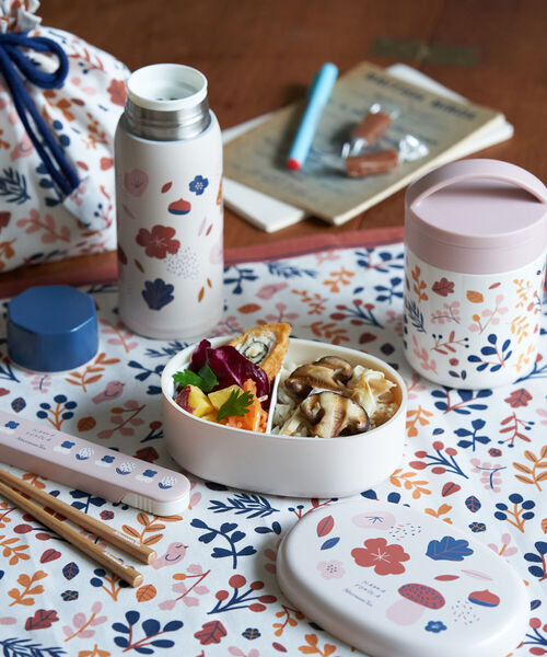 アフタヌーンティー　縦置きランチジャーセット　水筒 Afternoon Tea（アフタヌーンティー） キッチン フラワーアート縦型