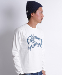 Denime | 【15AW予約商品】BASIC CUTSEW LONG-SLEEVE TEE 'CALIFORNIA WALKING' /ベーシックカットソーロンT(Tシャツ/カットソー)