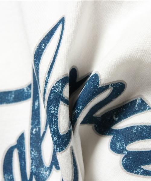 Denime（ドゥニーム）の「BASIC CUTSEW LONG-SLEEVE TEE 'CALIFORNIA WALKING' /ベーシックカットソーロンT（Tシャツ/カットソー・メンズ・ホワイト/グレー/イエロー・LARGE/MEDIUM/SMALL）」の7枚目の写真