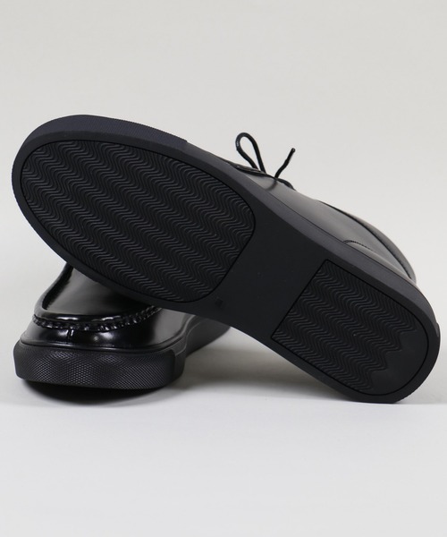 SPINNS(スピンズ)の「フェイクレザーメンズブーツ(ブーツ・メンズ・ブラック・M/L)」の6枚目の写真