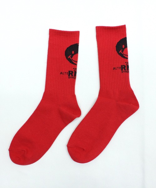 RNA（アールエヌエー）の「E4942 ＢＩＧニコリブソックス（ソックス/靴下・レディース・ブラック/ホワイト/ライム/レッド・FREE）」の11枚目の写真