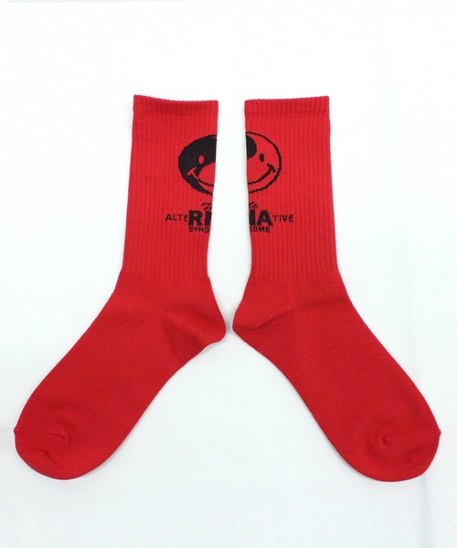 RNA（アールエヌエー）の「E4942 ＢＩＧニコリブソックス（ソックス/靴下・レディース・ブラック/ホワイト/ライム/レッド・FREE）」の10枚目の写真