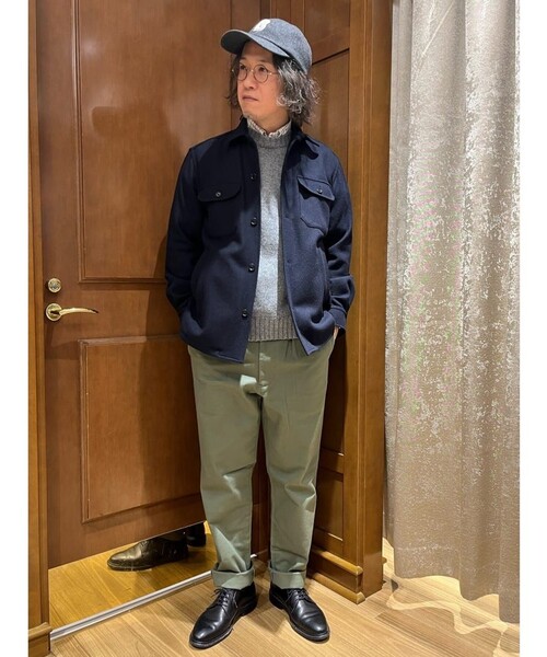 BROOKS BROTHERS（ブルックスブラザーズ）の「ウール クルーネックセーター（ニット/セーター・メンズ・ネイビー/ライトグレー/ブラック・MEDIUM/SMALL/LARGE）」の11枚目の写真