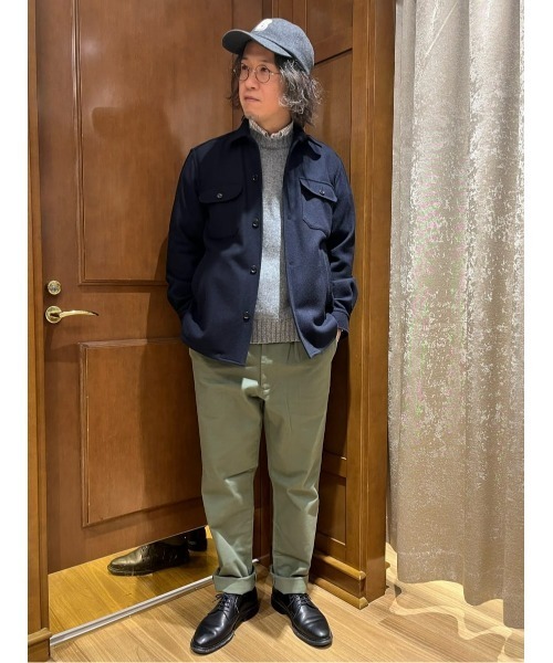 BROOKS BROTHERS（ブルックスブラザーズ）の「ウール クルーネックセーター（ニット/セーター・メンズ・ネイビー/ライトグレー/ブラック・MEDIUM/SMALL/LARGE）」の6枚目の写真