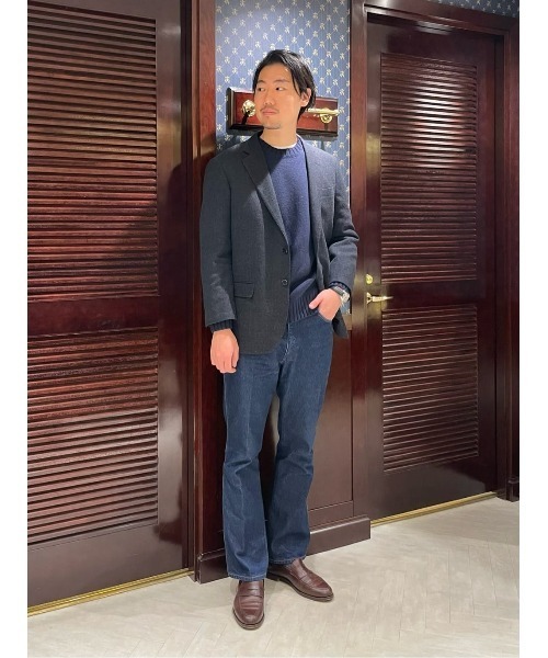 BROOKS BROTHERS（ブルックスブラザーズ）の「ウール クルーネックセーター（ニット/セーター・メンズ・ネイビー/ライトグレー/ブラック・MEDIUM/SMALL/LARGE）」の8枚目の写真