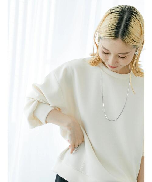 Samansa Mos2 blue（サマンサモスモスブルー）の「ダンボールニット