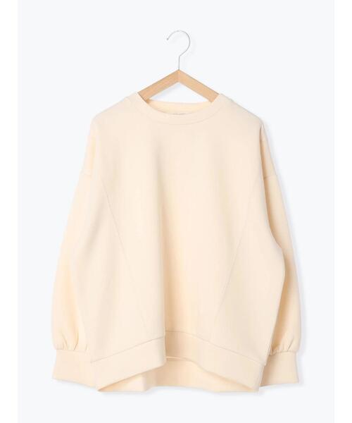 Samansa Mos2 blue（サマンサモスモスブルー）の「ダンボールニットプルオーバー（Tシャツ/カットソー・レディース・ブラック/グレー/キナリ/ブルー/カーキ・F）」の12枚目の写真