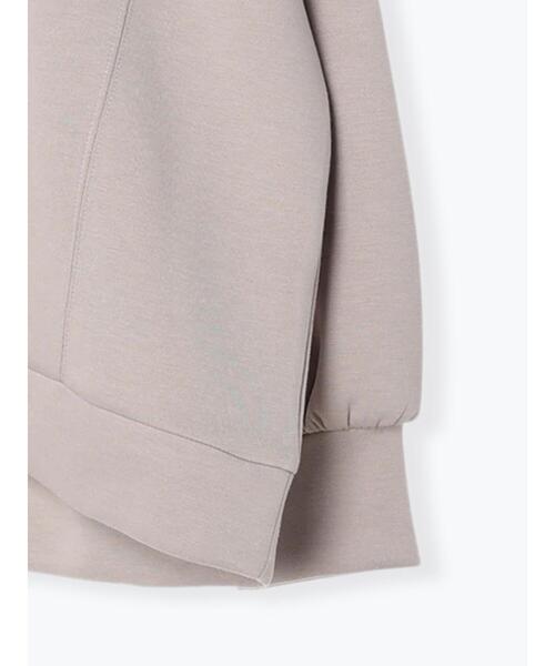 Samansa Mos2 blue（サマンサモスモスブルー）の「ダンボールニットプルオーバー（Tシャツ/カットソー・レディース・ブラック/グレー/キナリ/ブルー/カーキ・F）」の9枚目の写真