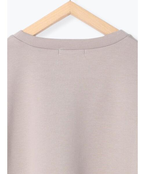 Samansa Mos2 blue（サマンサモスモスブルー）の「ダンボールニットプルオーバー（Tシャツ/カットソー・レディース・ブラック/グレー/キナリ/ブルー/カーキ・F）」の7枚目の写真