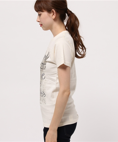 OUTLET(アウトレット)の「【Ciaopanic】スクリーンスターズトラベルプリントTee(Tシャツ/カットソー・レディース・グレー/ホワイト・FREE)」の4枚目の写真