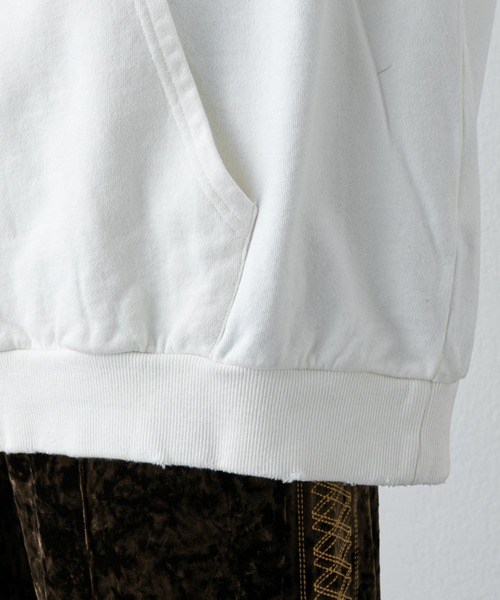 COLONY 2139（コロニートゥーワンスリーナイン）の「ピグメントダメージ裏毛パーカー（パーカー・メンズ・ブラック/アイボリー・LARGE/MEDIUM）」の15枚目の写真