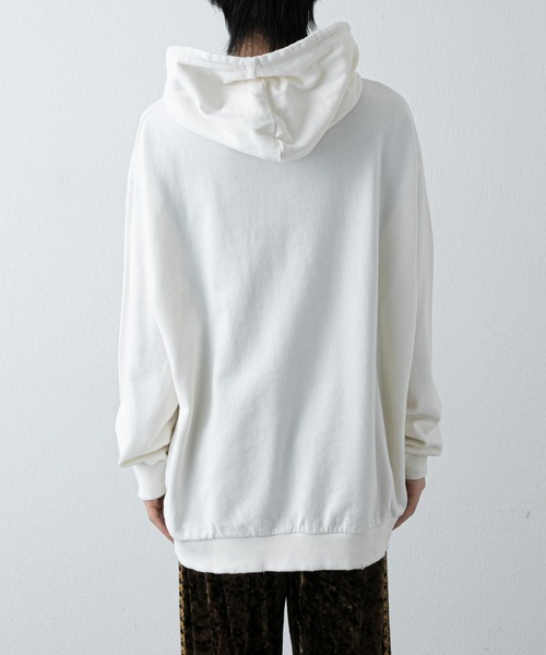 COLONY 2139（コロニートゥーワンスリーナイン）の「ピグメントダメージ裏毛パーカー（パーカー・メンズ・ブラック/アイボリー・LARGE/MEDIUM）」の11枚目の写真