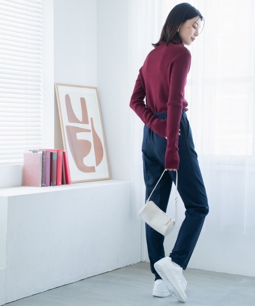 セール】【低身長/高身長サイズ有】ストレッチきれい見え