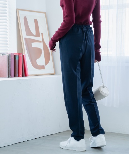 高身長 ストレッチきれい見えテーパードパンツ（トールサイズ
