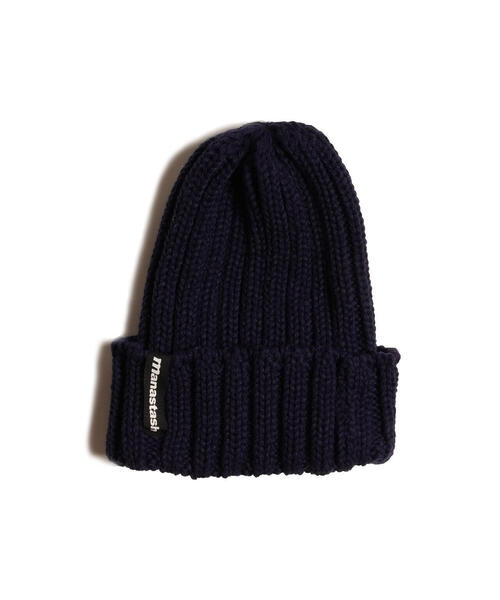 MANASTASH(マナスタッシュ)の「MANASTASH/マナスタッシュ/90'S LOGO BEANIE II/ロゴビーニー(ニットキャップ/ビーニー・メンズ・ブラック/オリーブ系/ブルー/レッド系その他4/イエロー/その他17/パープル/ネイビー・F)」の11枚目の写真