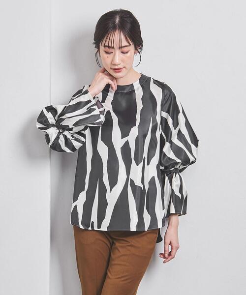 ユナイテッドアローズ　ジオメティック　ブラウス　ボウタイブラウス UNITED ARROWS（ユナイテッドアローズ）の「＜M・fil＞ジオメトリック