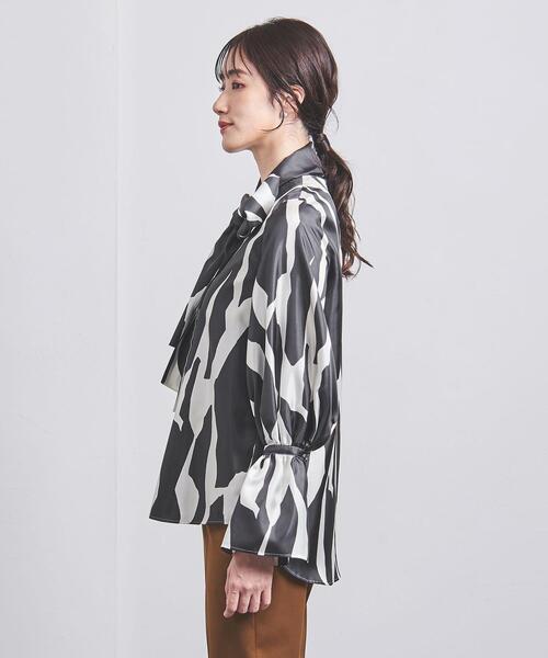 ユナイテッドアローズ　ジオメティック　ブラウス　ボウタイブラウス UNITED ARROWS（ユナイテッドアローズ）の「＜M・fil＞ジオメトリック