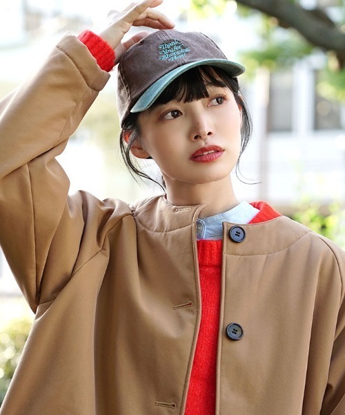zootie（ズーティー）の「【防風ボアで激暖体験！】 防風 ボア BBノーカラーコート 《読売テレビほんわかTVで紹介！》（ノーカラーコート・レディース・ベージュ/カーキ/ブラック・フリー）」の9枚目の写真