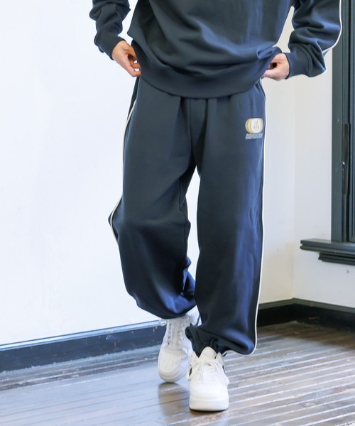 PBLIM（ページボーイリム）の「PBLIM/カラーパイピングスウェットパンツ（スウェットパンツ・レディース・グレー/ネイビー・FREE）」の10枚目の写真