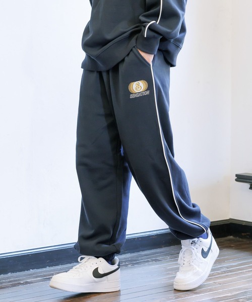 PBLIM（ページボーイリム）の「PBLIM/カラーパイピングスウェットパンツ（スウェットパンツ・レディース・グレー/ネイビー・FREE）」の11枚目の写真