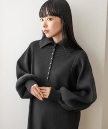 LOWRYS FARM | ソデボリュームニットワンピース 968630(ワンピース)