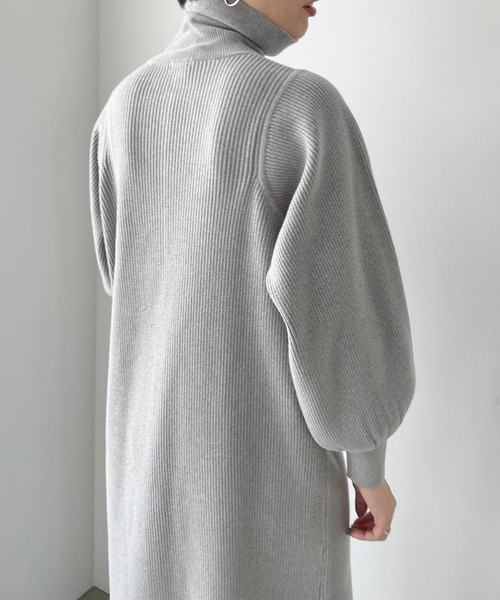 LOWRYS FARM（ローリーズファーム）の「ソデボリュームニットワンピース　968630（ワンピース・レディース・パープル/グレー/ブラック・FREE）」の17枚目の写真