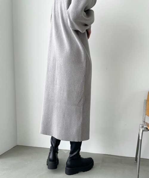 LOWRYS FARM（ローリーズファーム）の「ソデボリュームニットワンピース　968630（ワンピース・レディース・パープル/グレー/ブラック・FREE）」の19枚目の写真