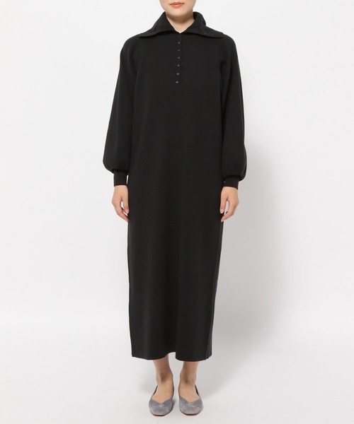 LOWRYS FARM（ローリーズファーム）の「ソデボリュームニットワンピース　968630（ワンピース・レディース・パープル/グレー/ブラック・FREE）」の22枚目の写真