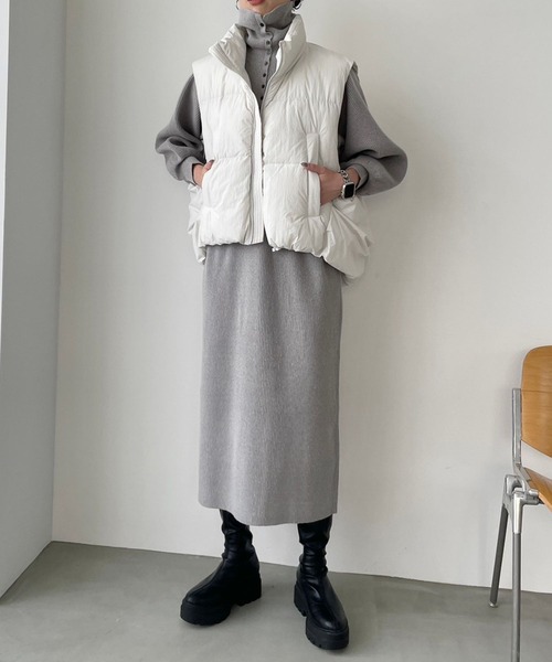 LOWRYS FARM（ローリーズファーム）の「ソデボリュームニットワンピース　968630（ワンピース・レディース・パープル/グレー/ブラック・FREE）」の8枚目の写真